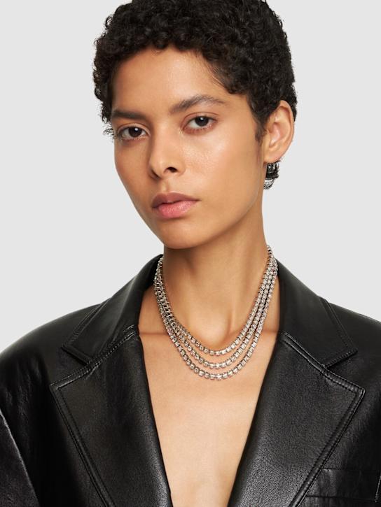 Luisaviaroma Collana Vetro Con Cristalli