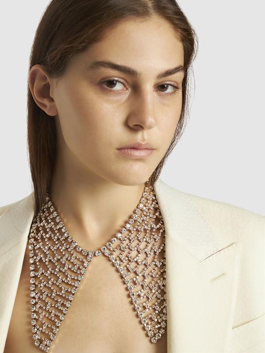 Luisaviaroma Collo Tricot Con Cristalli