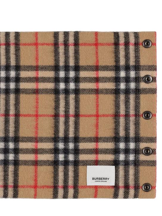 Luisaviaroma Coperta In Cashmere Check A Intarsio