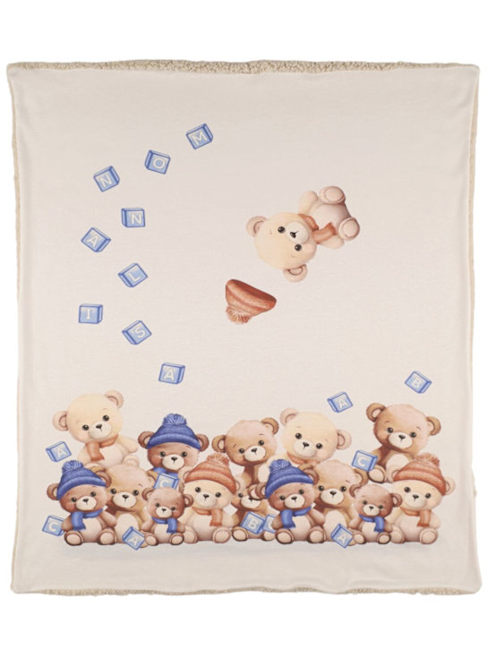 Luisaviaroma Coperta in cotone interlock stampato