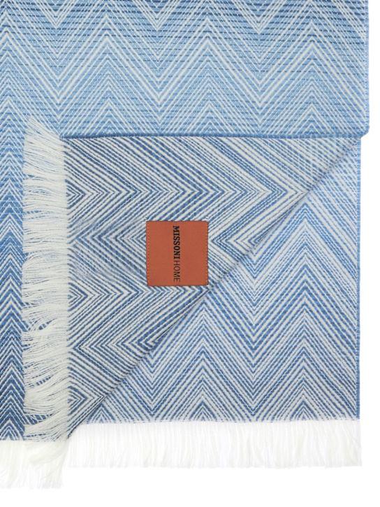 Luisaviaroma Coperta Timmy In Lana Con Frange