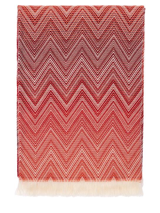 Luisaviaroma Coperta Timmy in lana con frange