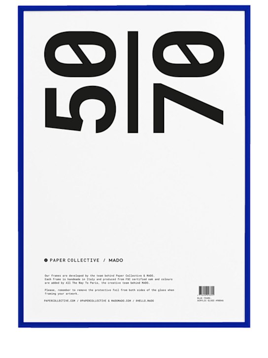 Luisaviaroma Cornice Blue Pine