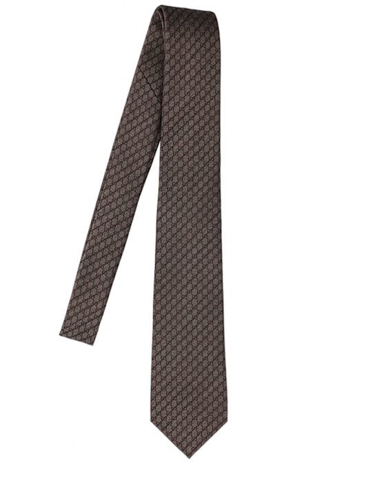 Luisaviaroma Cravatta Ginny in seta e lana 7cm