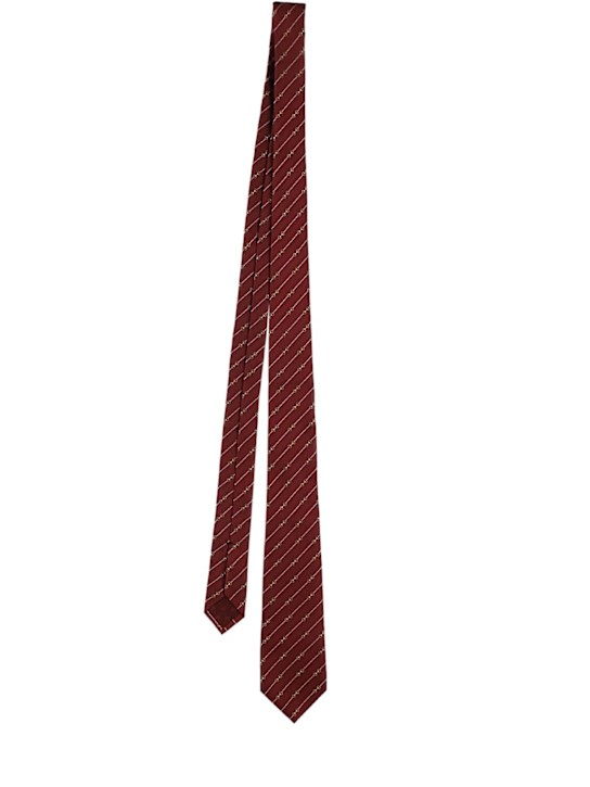 Luisaviaroma Cravatta Horsebit in seta 7cm