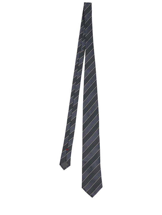Luisaviaroma Cravatta in seta chevron