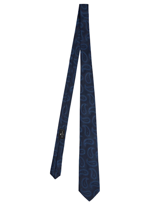 Luisaviaroma Cravatta in seta paisley 8cm