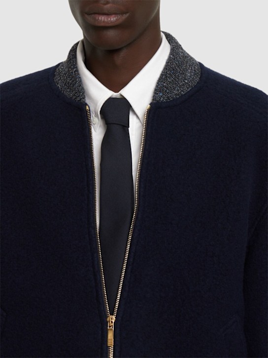 Luisaviaroma Cravatta In Twill Di Lana