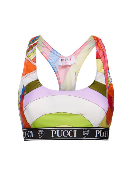Luisaviaroma Crop top in Lycra stampata