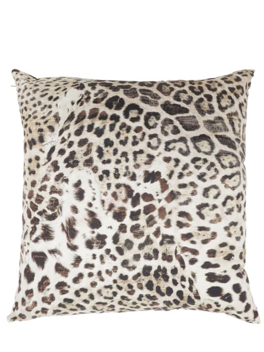 Luisaviaroma Cuscino Bravo in cotone stampato