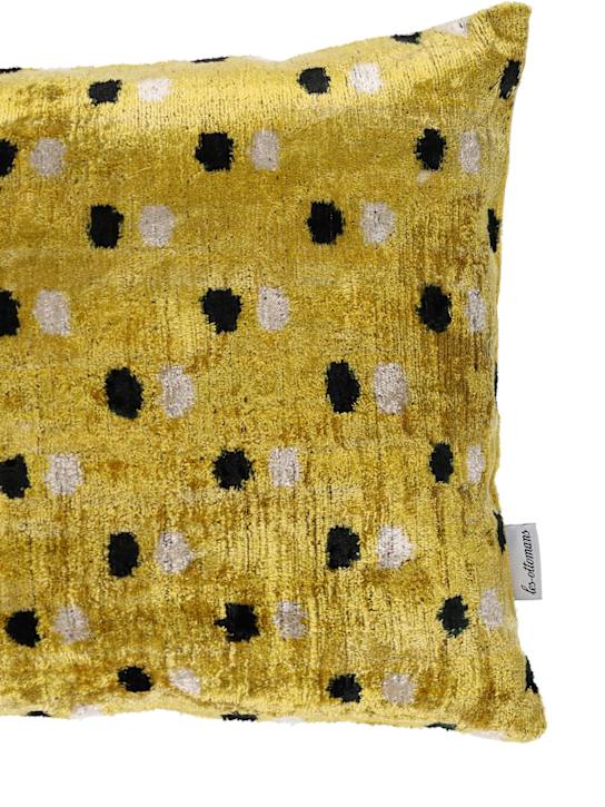 Luisaviaroma Cuscino In Velluto Di Cotone