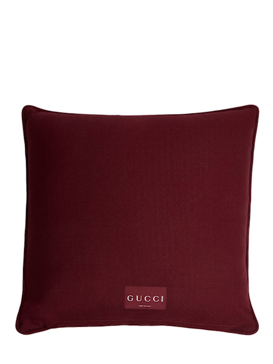 Luisaviaroma Cuscino in viscosa GG jacquard