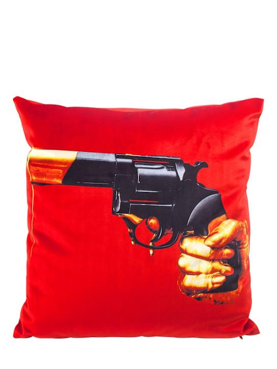 Luisaviaroma Cuscino Revolver con stampa