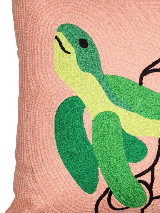 Luisaviaroma Cuscino Turtle In Tela Di Cotone