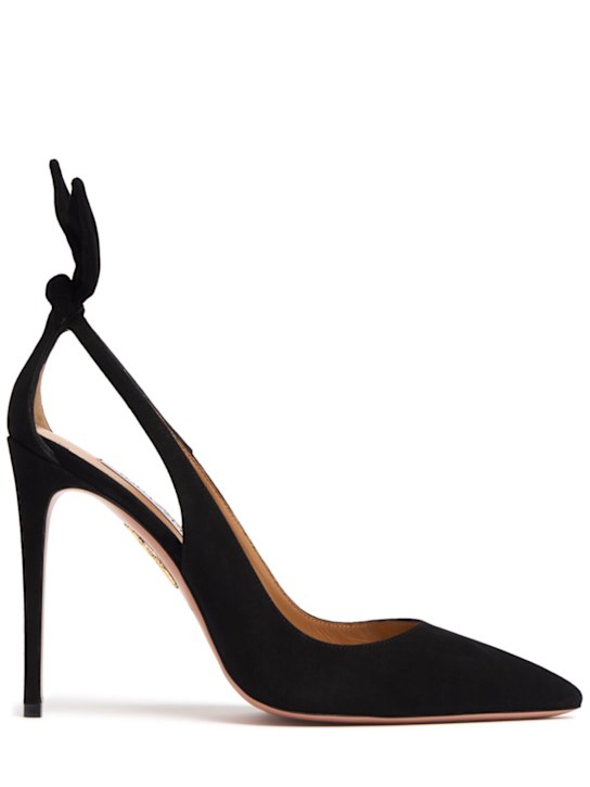 Luisaviaroma Décolleté Bow Tie in camoscio 105
