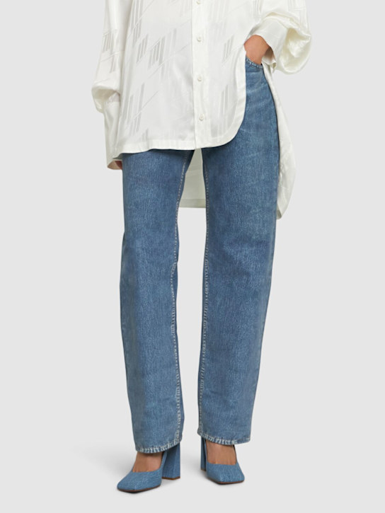 Luisaviaroma Décolleté Charlotte In Denim 95mm