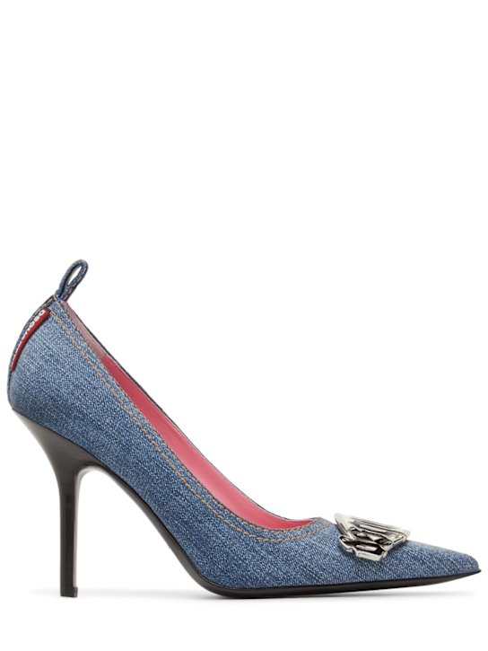 Luisaviaroma Décolleté Gothic in denim 100mm