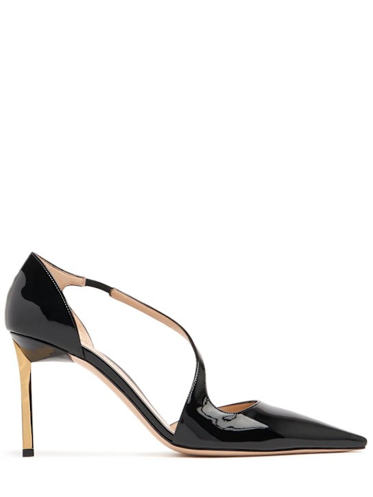 Luisaviaroma Décolleté in pelle verniciata 85mm