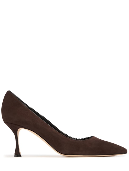 Luisaviaroma Décolleté Osmaclo in camoscio 70mm
