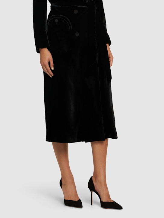 Luisaviaroma Décolleté Uptown In Camoscio 105mm