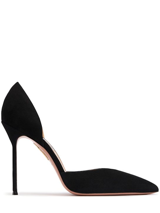 Luisaviaroma Décolleté Uptown in camoscio 105mm