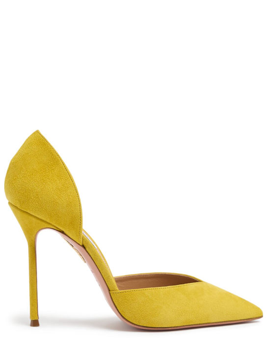 Luisaviaroma Décolleté Uptown in camoscio 105mm