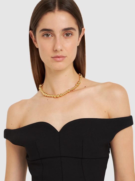 Luisaviaroma Elly Brass Collar Necklace