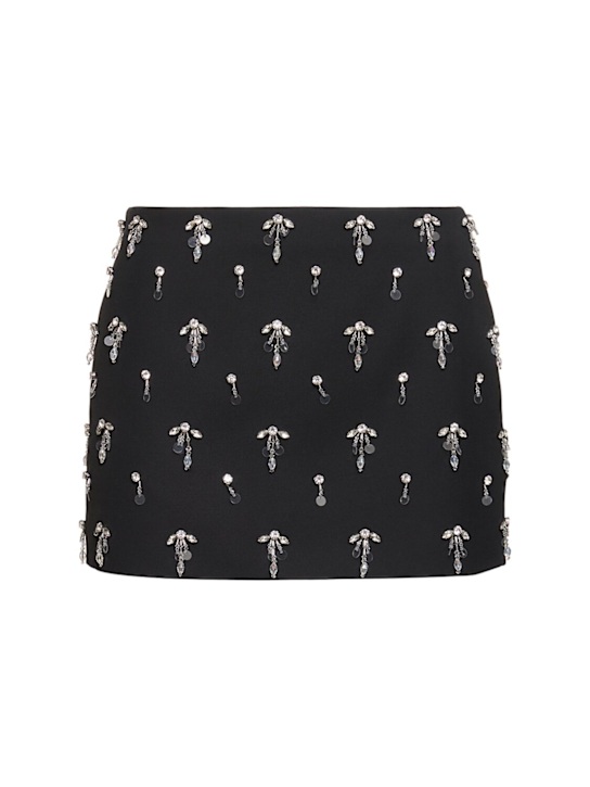 Luisaviaroma Embellished silk blend skirt