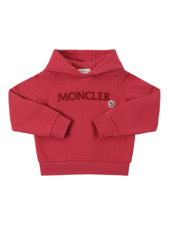 Luisaviaroma Embroidered logo cotton hoodie