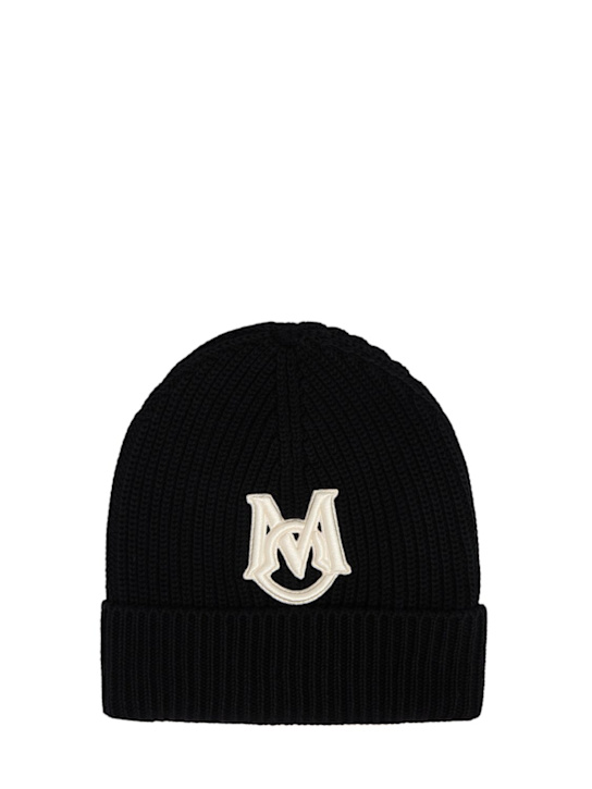 Luisaviaroma Embroidered monogram cotton beanie