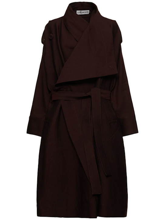 Luisaviaroma Enclothe washi wool blend coat