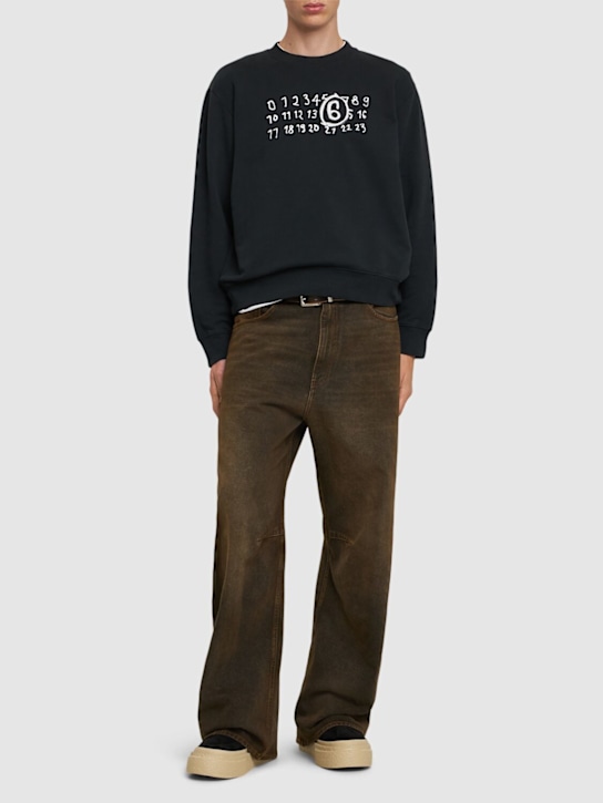 Luisaviaroma Felpa Con Logo Luminescente