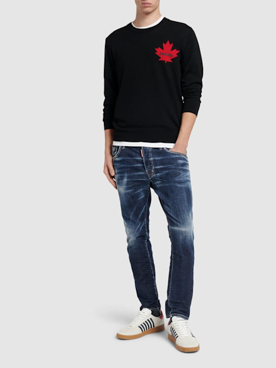 Luisaviaroma Felpa D2 Leaf In Lana
