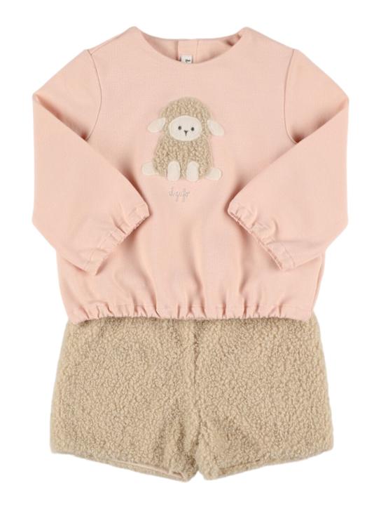 Luisaviaroma Felpa e shorts in jersey stretch