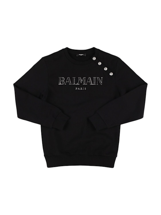 Luisaviaroma Felpa girocollo in cotone con logo