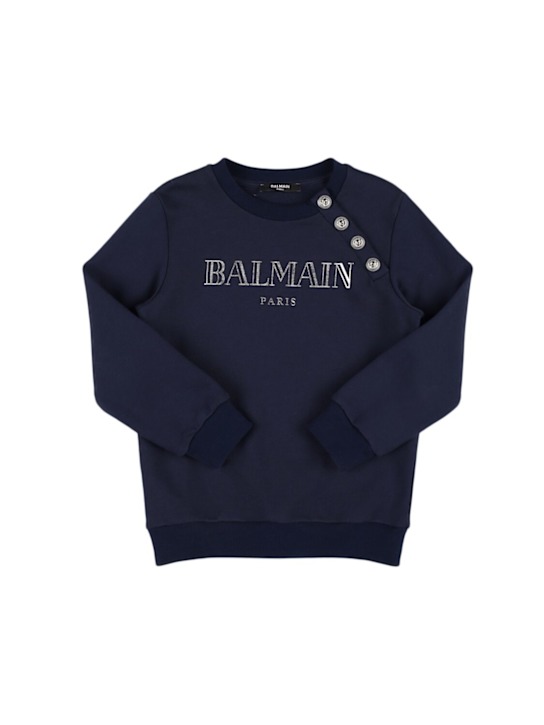 Luisaviaroma Felpa girocollo in cotone con logo