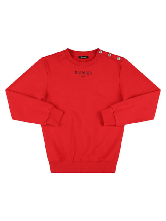 Luisaviaroma Felpa girocollo in cotone con logo