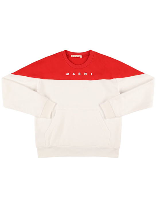 Luisaviaroma Felpa girocollo in cotone con logo