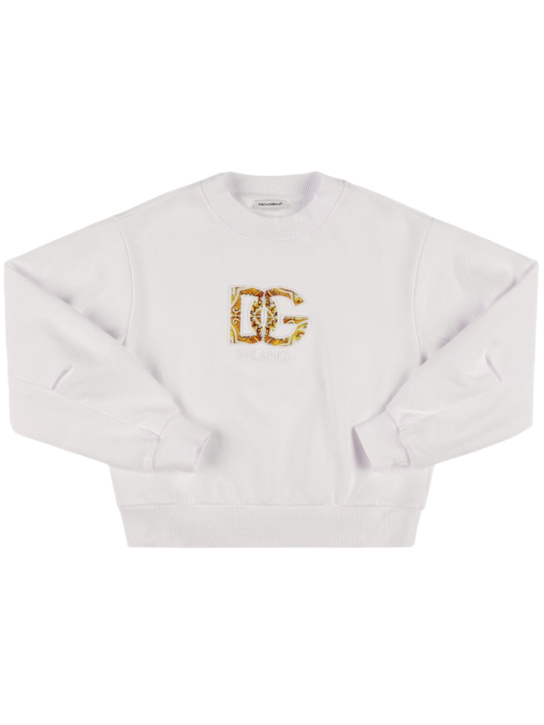 Luisaviaroma Felpa girocollo in cotone con logo