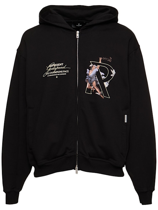 Luisaviaroma Felpa Hermes / zip e cappuccio