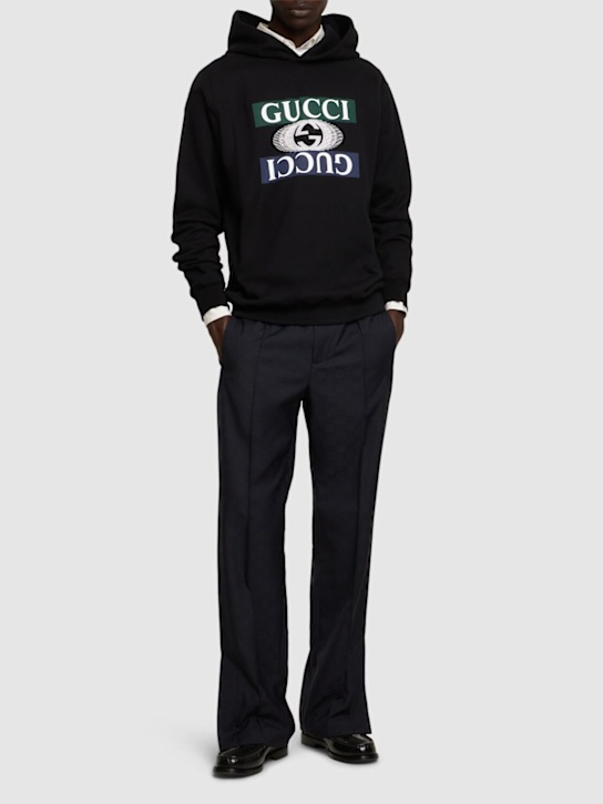 Luisaviaroma Felpa In Cotone Con Cappuccio E Logo