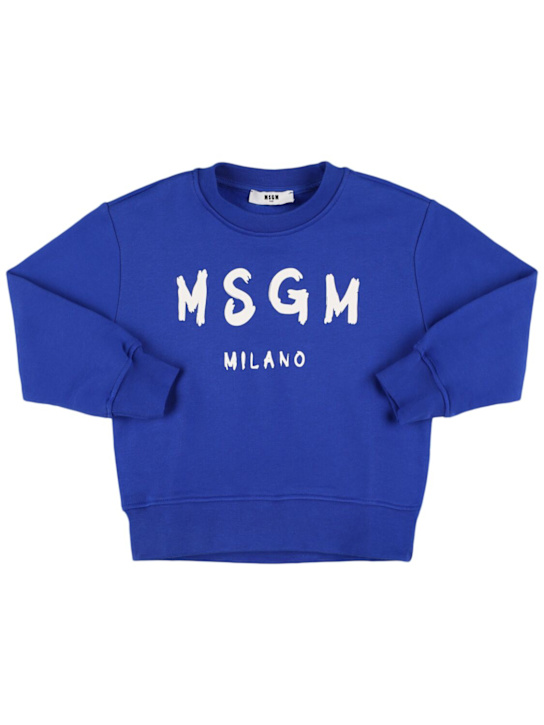 Luisaviaroma Felpa in cotone con stampa