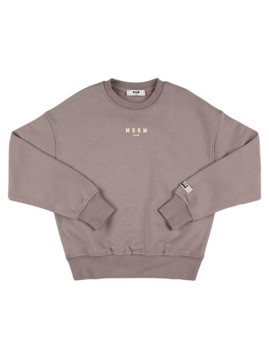 Luisaviaroma Felpa in cotone con stampa