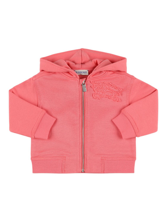 Luisaviaroma Felpa in cotone con zip e cappuccio