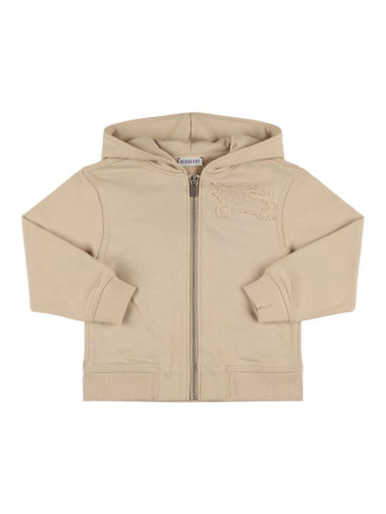 Luisaviaroma Felpa in cotone con zip e cappuccio