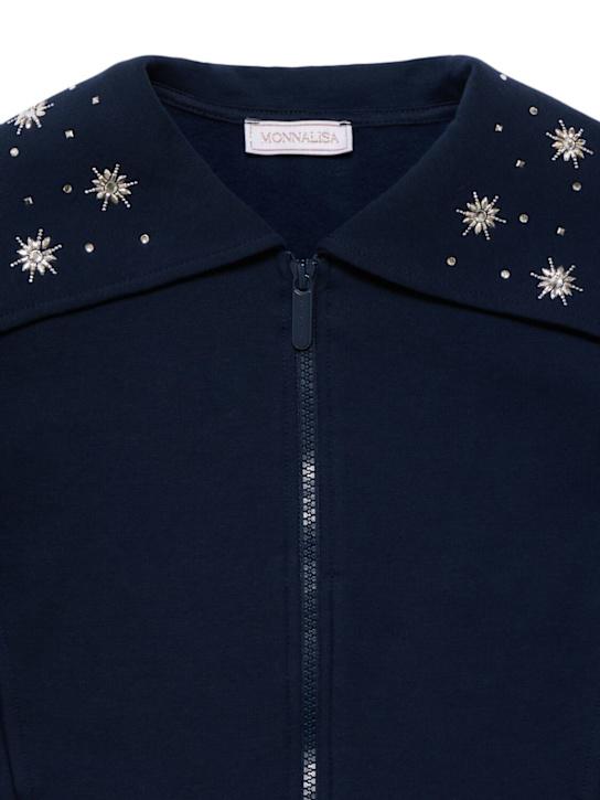 Luisaviaroma Felpa In Cotone Con Zip E Decorazioni