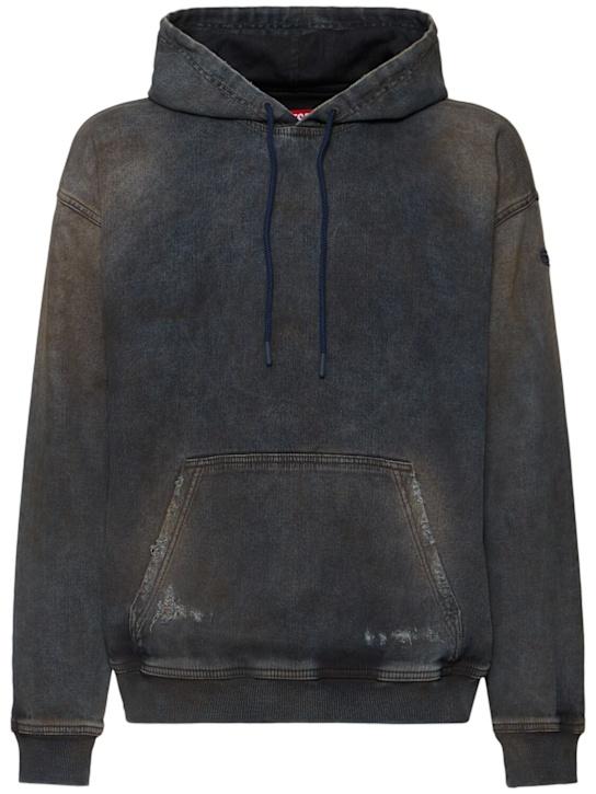Luisaviaroma Felpa in cotone lavato con cappuccio