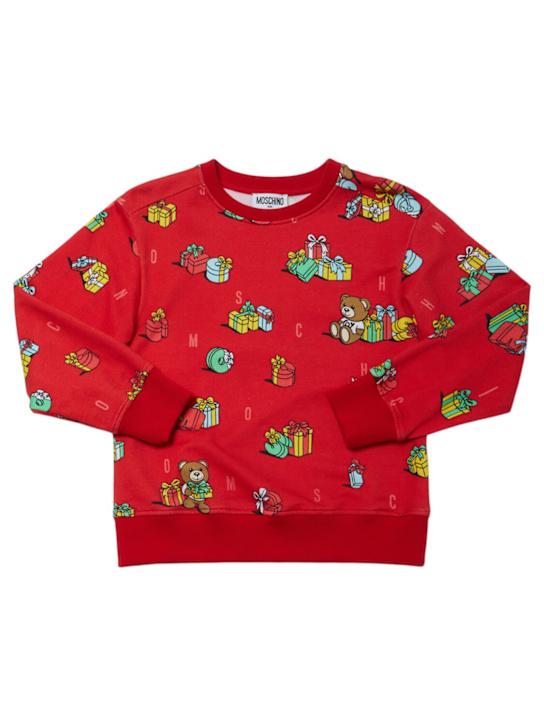 Luisaviaroma Felpa in cotone stampato