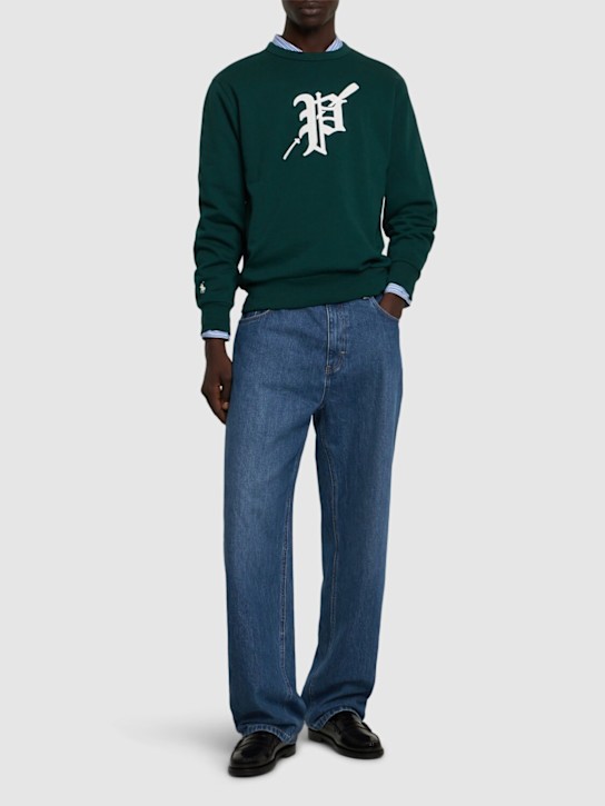 Luisaviaroma Felpa In Misto Cotone Con Logo