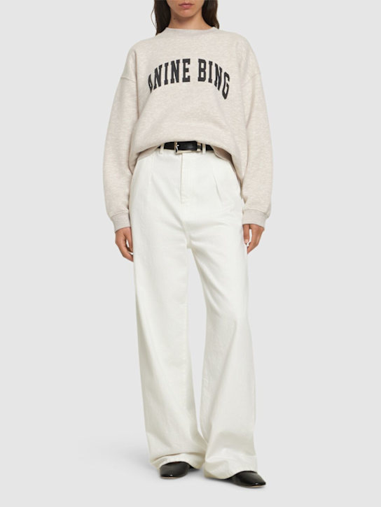 Luisaviaroma Felpa In Misto Cotone Con Logo